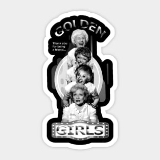 thank you golden girls Sticker